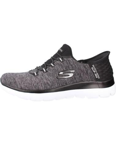 Sportivo per Donna SKECHERS 149937 ZAPATILLAS CASUAL DE MUJER NEGRO SLIP INS NEGRO