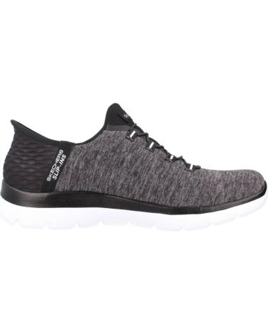 Sportif pour Femme SKECHERS 149937 ZAPATILLAS CASUAL DE MUJER NEGRO SLIP INS NEGRO