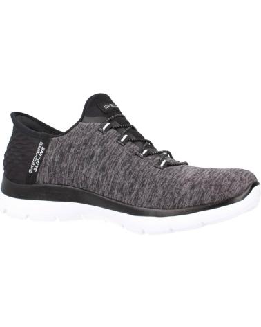 Sportif pour Femme SKECHERS 149937 ZAPATILLAS CASUAL DE MUJER NEGRO SLIP INS NEGRO