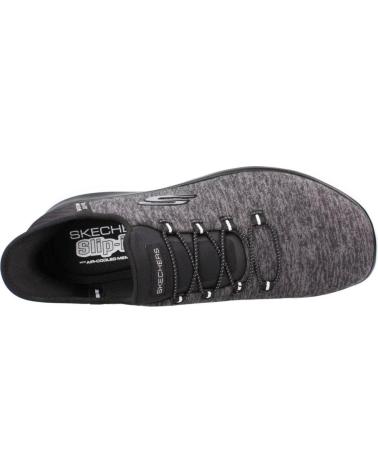 Sportif pour Femme SKECHERS 149937 ZAPATILLAS CASUAL DE MUJER NEGRO SLIP INS NEGRO