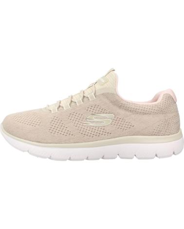 Sportschuhe-De-Mujer-SKECHERS-SUMMITS---FUN-FLAIR-BEIG-ROSA