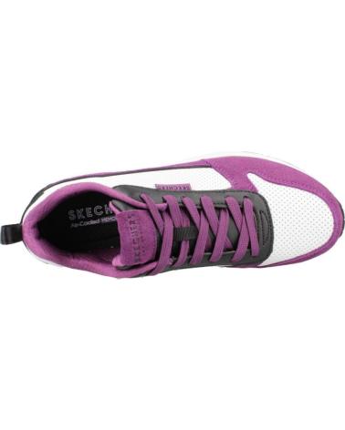 Sportschuhe für Damen SKECHERS 177105S UNO TWO MUCH FUN -BLANCO LILA