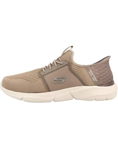 SKECHERS DEPORTIVO ELASTICOS TAUPE