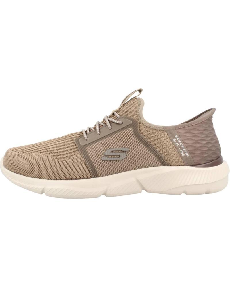 SKECHERS DEPORTIVO ELASTICOS TAUPE