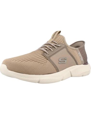 SKECHERS DEPORTIVO ELASTICOS TAUPE
