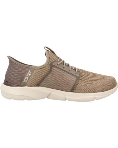 SKECHERS DEPORTIVO ELASTICOS TAUPE