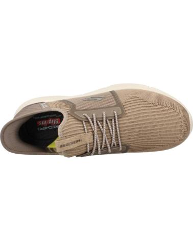 SKECHERS DEPORTIVO ELASTICOS TAUPE