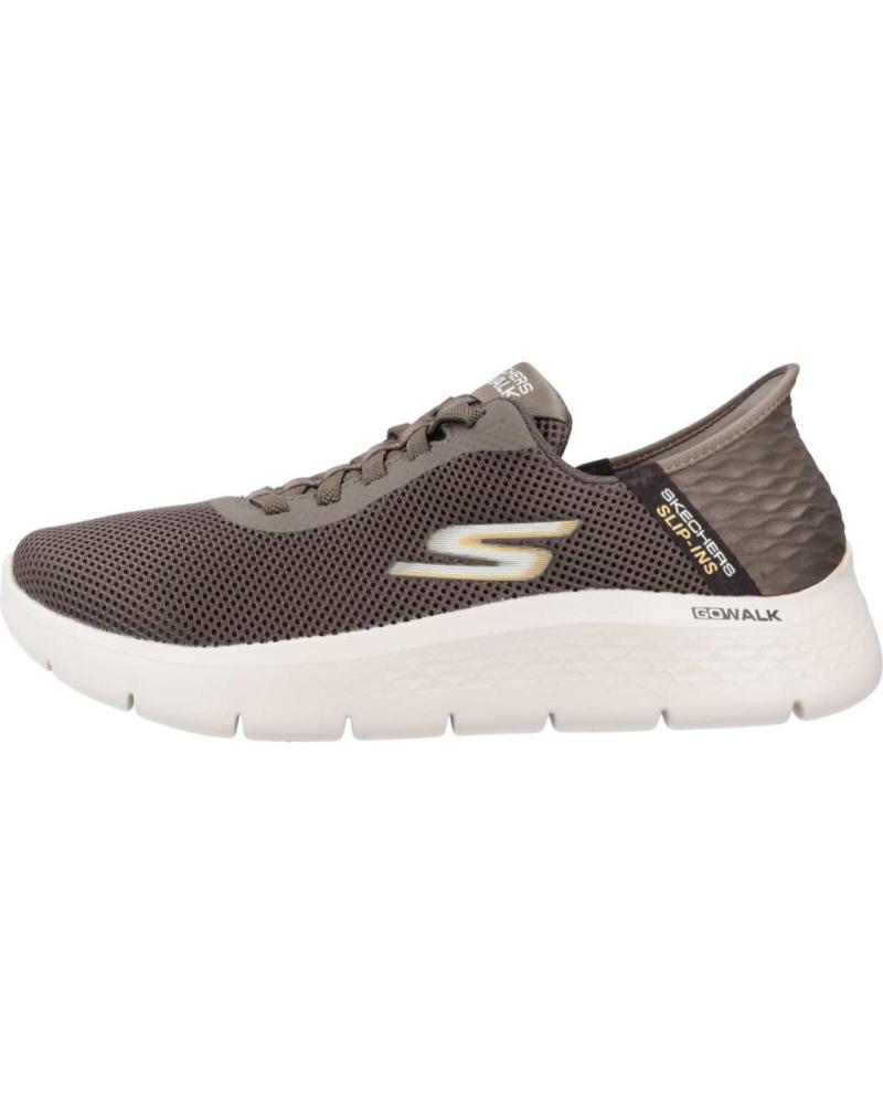 Scarpe sport per Uomo SKECHERS SLIP-ON GO WALK FLEX - HANDS UP 216496 MARRON MARRóN