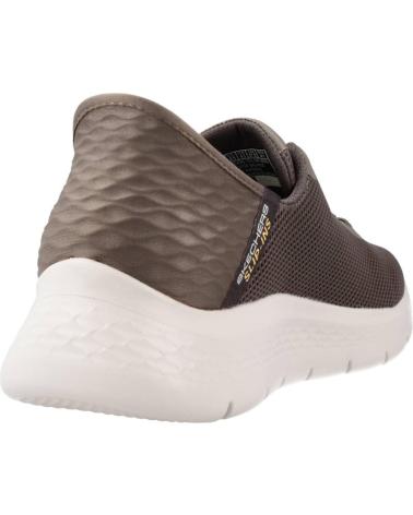 Scarpe sport per Uomo SKECHERS SLIP-ON GO WALK FLEX - HANDS UP 216496 MARRON MARRóN