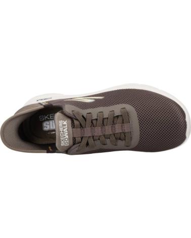 Scarpe sport per Uomo SKECHERS SLIP-ON GO WALK FLEX - HANDS UP 216496 MARRON MARRóN