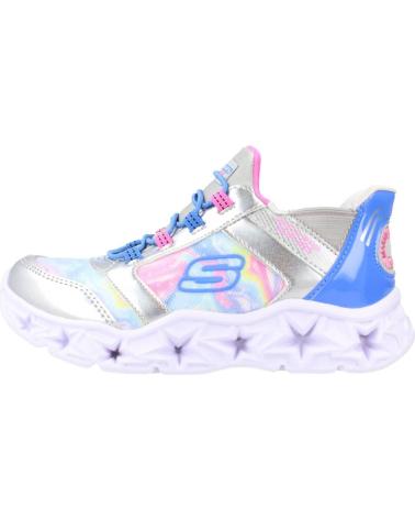 Esportes  de Menina SKECHERS SLIP-INS GALAXY LIGHTS GRIS