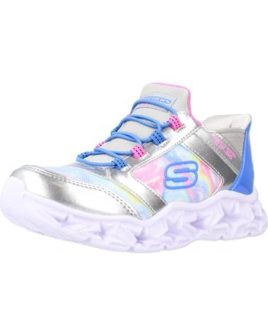 Esportes  de Menina SKECHERS SLIP-INS GALAXY LIGHTS GRIS