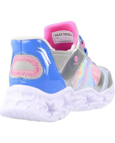 Esportes  de Menina SKECHERS SLIP-INS GALAXY LIGHTS GRIS