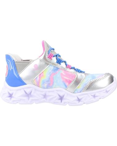 Esportes  de Menina SKECHERS SLIP-INS GALAXY LIGHTS GRIS