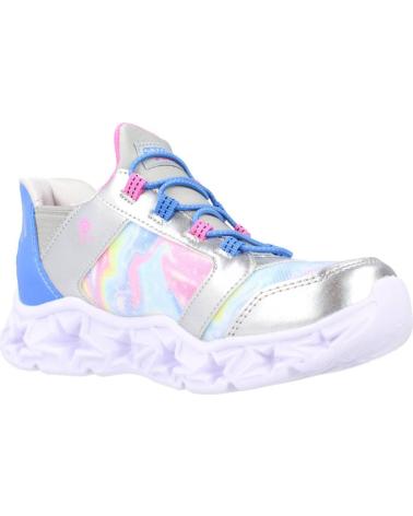 Esportes  de Menina SKECHERS SLIP-INS GALAXY LIGHTS GRIS