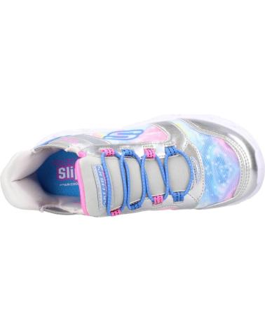 Esportes  de Menina SKECHERS SLIP-INS GALAXY LIGHTS GRIS