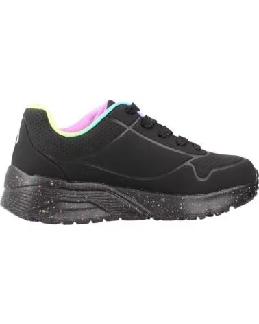 Sportivo per Bambina SKECHERS UNO LITE NEGRO