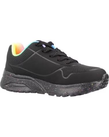Sportivo per Bambina SKECHERS UNO LITE NEGRO