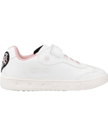 geox J368WA 0BCEW J SKYLIN GIRL C0814 WHITE-LT PINK