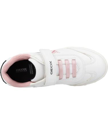 geox J368WA 0BCEW J SKYLIN GIRL C0814 WHITE-LT PINK