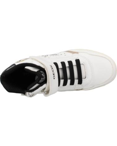 Stivaletti per Bambina GEOX J368WF J SKYLIN WHITE-BLACK