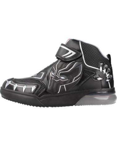 Sportif pour Fille et Garçon GEOX J GRAYJAY NEGRA BLACK-SILVER