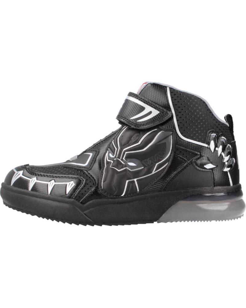 Sportif pour Fille et Garçon GEOX J GRAYJAY NEGRA BLACK-SILVER