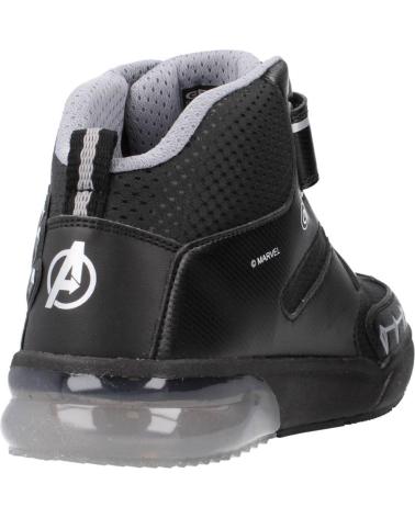 Sportif pour Fille et Garçon GEOX J GRAYJAY NEGRA BLACK-SILVER