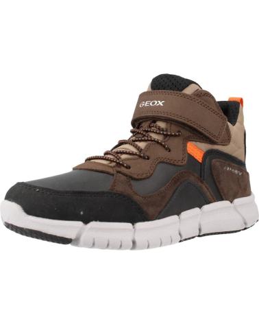 Bottines pour Garçon GEOX J FLEXYPER B MARRON
