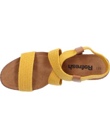 Sandales pour Femme REFRESH 72923 TEXTIL AMARILLO