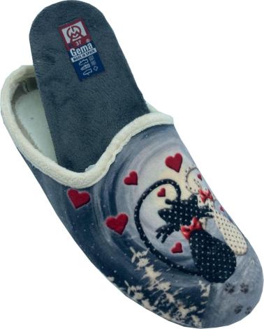 Calzado de casa de Mujer GEMA GARCIA ZAPATILLA CASA RELAX GRIS