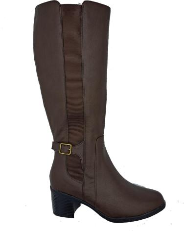 Botas de Mujer DAVINIA BOTA TACON GRUESO MARRóN
