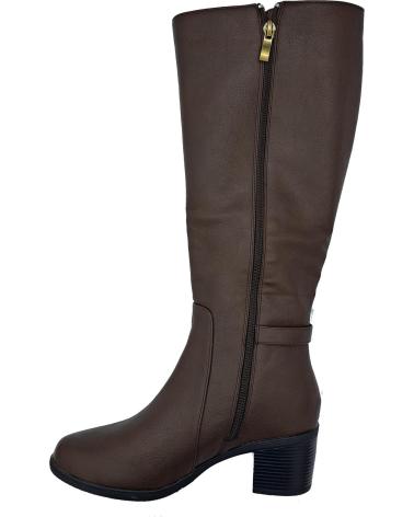 Botas de Mujer DAVINIA BOTA TACON GRUESO MARRóN