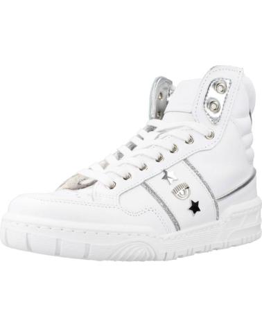 Zapatillas deporte de Mujer CHIARA FERRAGNI SNE CF1 HIGH WHITE LEATH BLANCO