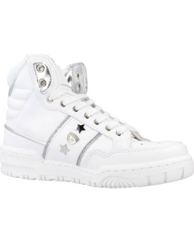 Zapatillas deporte de Mujer CHIARA FERRAGNI SNE CF1 HIGH WHITE LEATH BLANCO