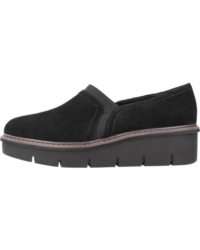 Woman Mocasines CLARKS AIRABELL MID NEGRO