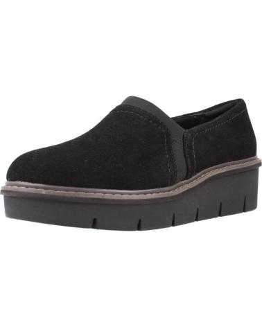 Woman Mocasines CLARKS AIRABELL MID NEGRO