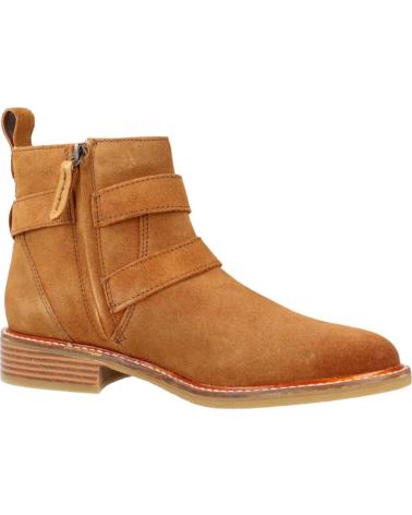 Bottines pour Femme CLARKS COLOGNE BUCKLE MARRON