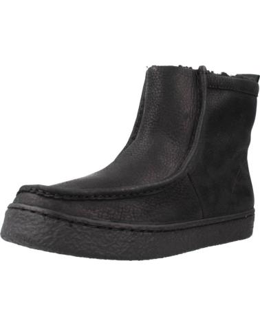 Woman Mid boots CLARKS BARLEIGH PULL NEGRO