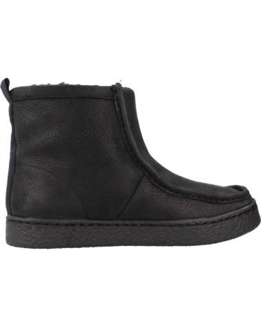 Woman Mid boots CLARKS BARLEIGH PULL NEGRO