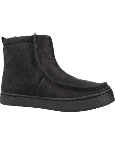 Woman Mid boots CLARKS BARLEIGH PULL NEGRO