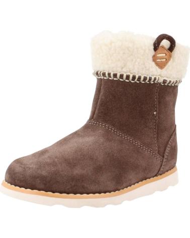 Botas de Niña CLARKS BOTAS NINA MODELO CROWN LOOP T COLOR MARRON WALNUT WALNUT