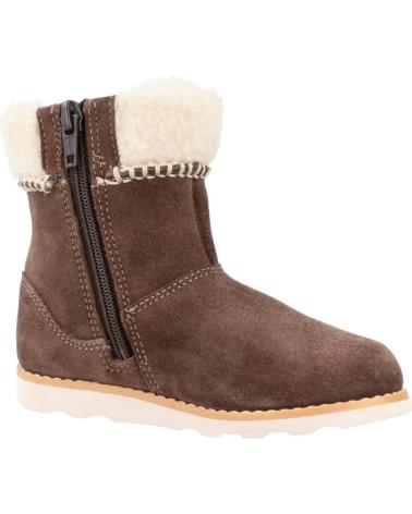 Botas de Niña CLARKS BOTAS NINA MODELO CROWN LOOP T COLOR MARRON WALNUT WALNUT