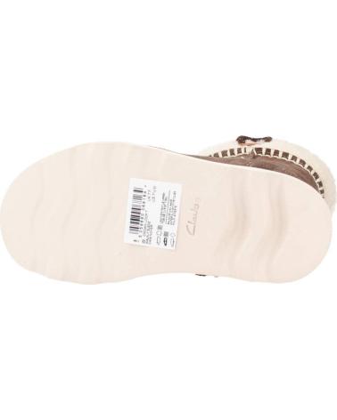 Botas de Niña CLARKS BOTAS NINA MODELO CROWN LOOP T COLOR MARRON WALNUT WALNUT