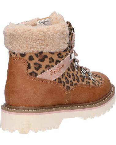 Boots für Damen und Mädchen PEPE JEANS PGS50171 LEIA TREK 859 TOBACCO