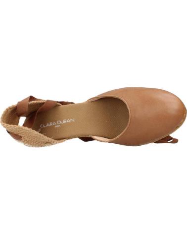 Zapatos de cuña de Mujer CLARA DURAN VALENNAPCD MARRON