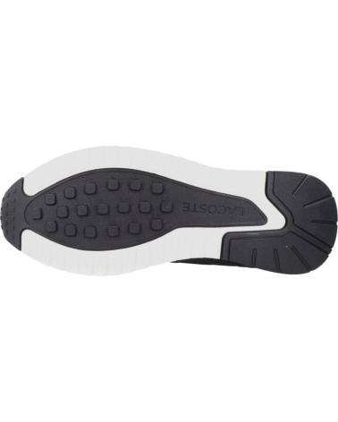 Sportschuhe für Damen und Herren LACOSTE LINETRACK EN PIEL NEGRO