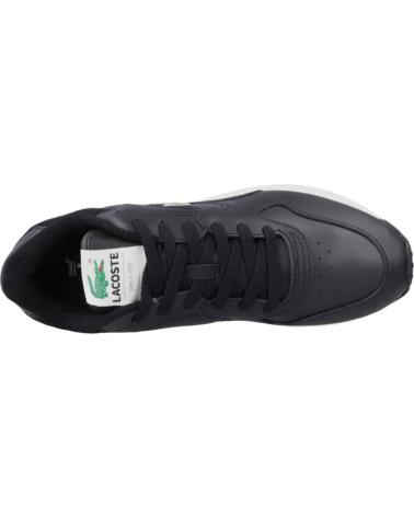 Sportschuhe für Damen und Herren LACOSTE LINETRACK EN PIEL NEGRO