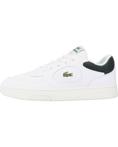 LACOSTE LINESET BRANCO COM DETALHES VERDE ESCURO 746SMA00451R5 BLANCO