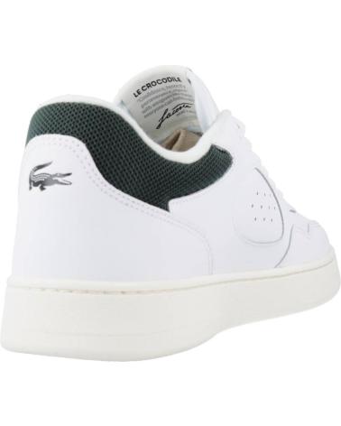 LACOSTE LINESET BRANCO COM DETALHES VERDE ESCURO 746SMA00451R5 BLANCO